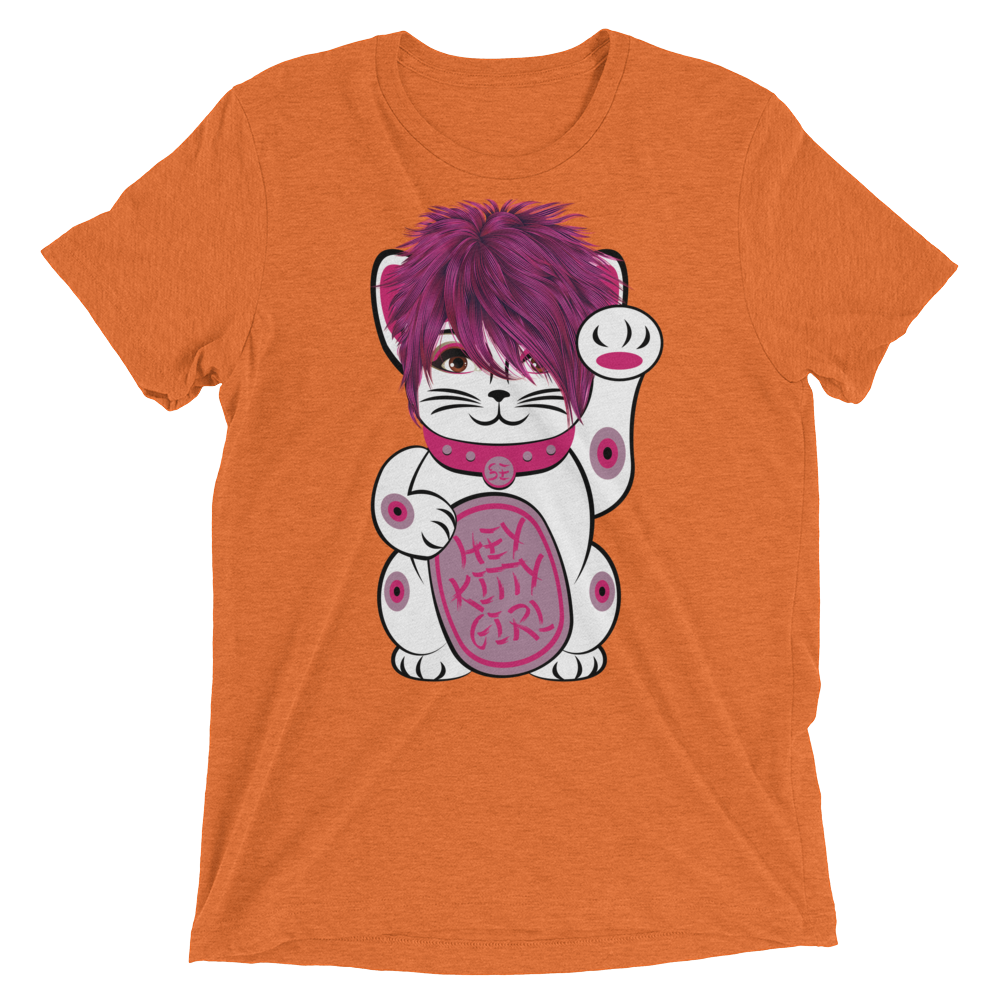 Kitty Girl (Retail Triblend)-Triblend T-Shirt-Swish Embassy