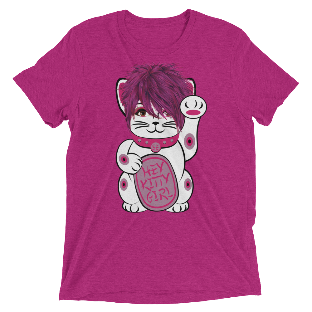 Kitty Girl (Retail Triblend)-Triblend T-Shirt-Swish Embassy