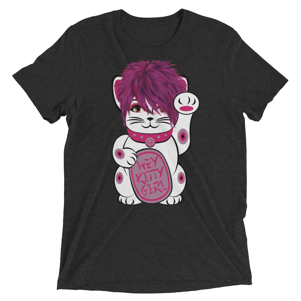 Kitty Girl (Retail Triblend)-Triblend T-Shirt-Swish Embassy