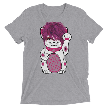 Kitty Girl (Retail Triblend)-Triblend T-Shirt-Swish Embassy