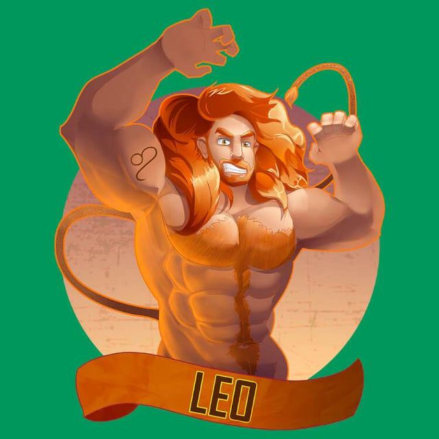 Leo (Zodiac)-T-Shirts-Swish Embassy