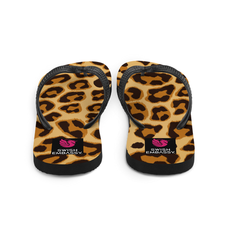 Leopard (Flip Flops)-Flip Flops-Swish Embassy