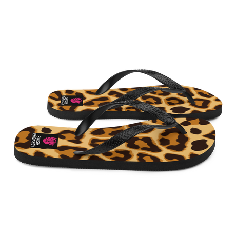 Leopard (Flip Flops)-Flip Flops-Swish Embassy