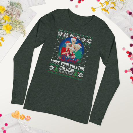 Make Your Yuletide Golden (Ugly Christmas)-Christmas T-Shirts-Swish Embassy
