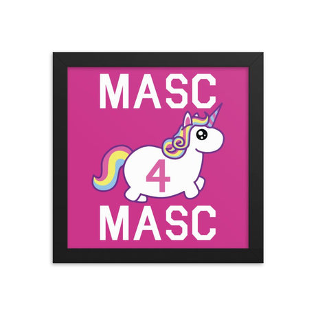 Masc4Masc (Framed poster)-Swish Embassy