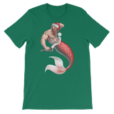 Merman Christmas-Christmas T-Shirts-Swish Embassy