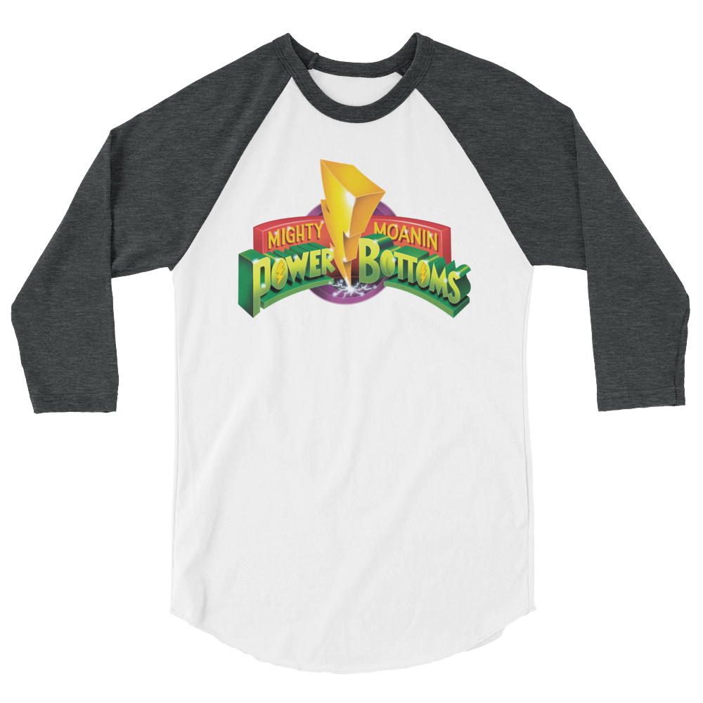 Mighty Moanin' Power Bottoms (Raglan)-Raglan-Swish Embassy