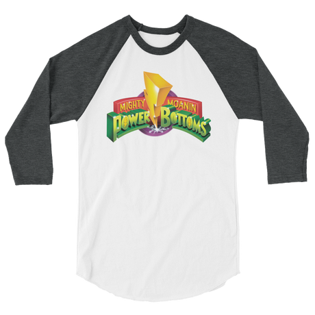 Mighty Moanin' Power Bottoms (Raglan)-Raglan-Swish Embassy