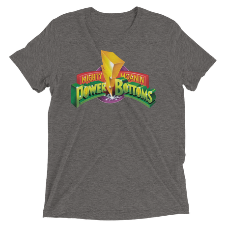 Mighty Moanin' Power Bottoms (Retail Triblend)-Triblend T-Shirt-Swish Embassy