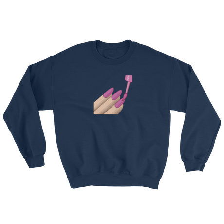 Nail Polish Emoji (Long Sleeve)-Long Sleeve-Swish Embassy