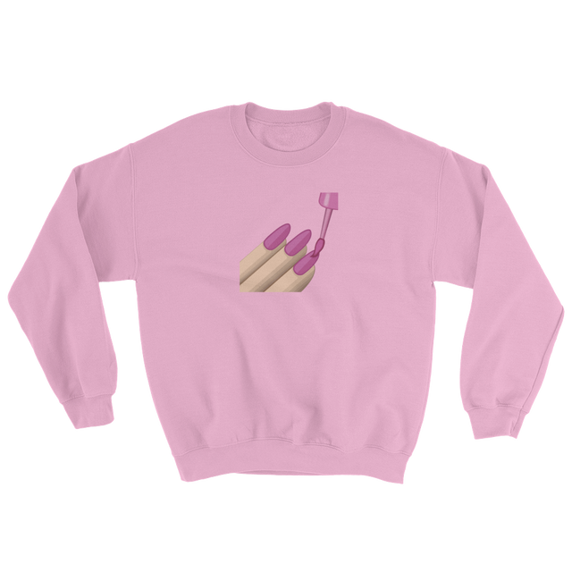 Nail Polish Emoji (Long Sleeve)-Long Sleeve-Swish Embassy