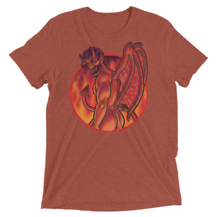 Not Today Satan (Retail Triblend)-Triblend T-Shirt-Swish Embassy