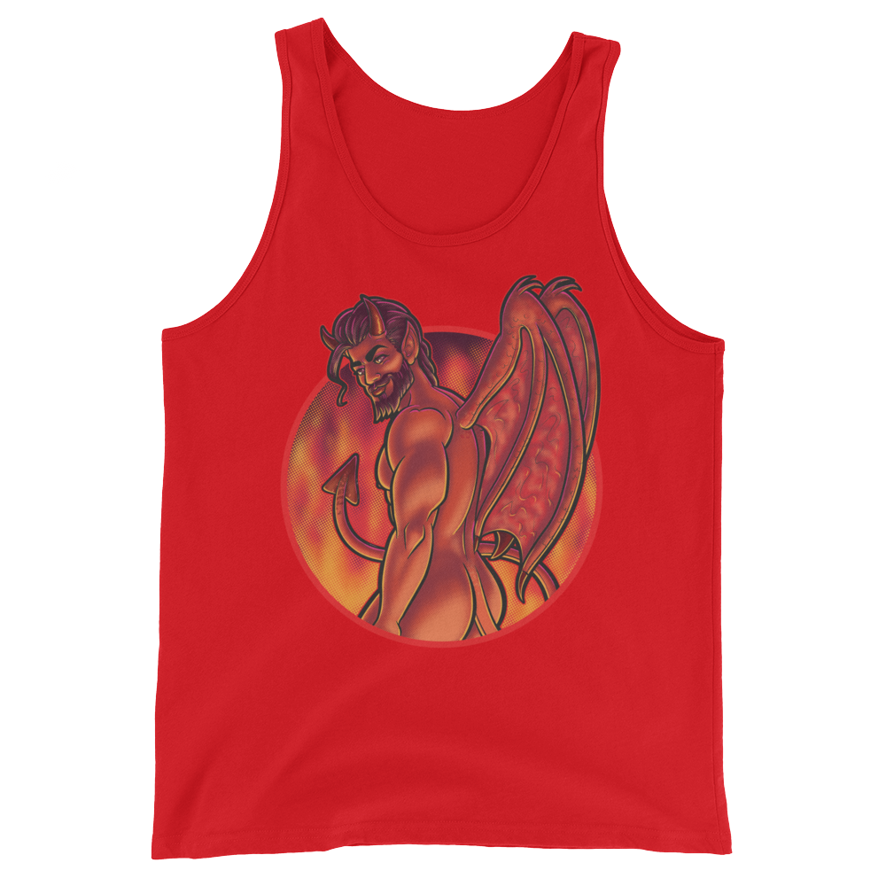 Not Today Satan (Tank Top)-Tank Top-Swish Embassy