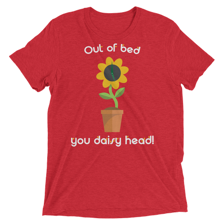 Out of bed you daisy head (Retail Triblend)-Triblend T-Shirt-Swish Embassy