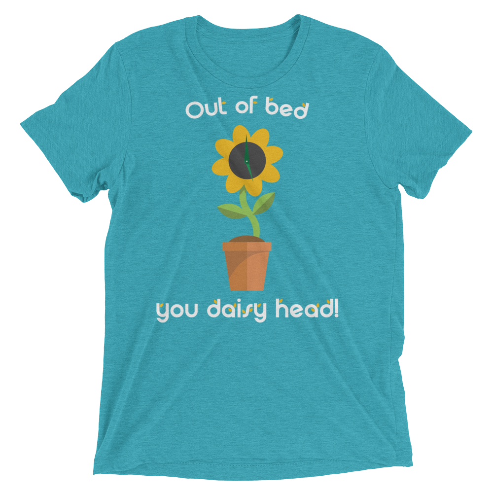 Out of bed you daisy head (Retail Triblend)-Triblend T-Shirt-Swish Embassy