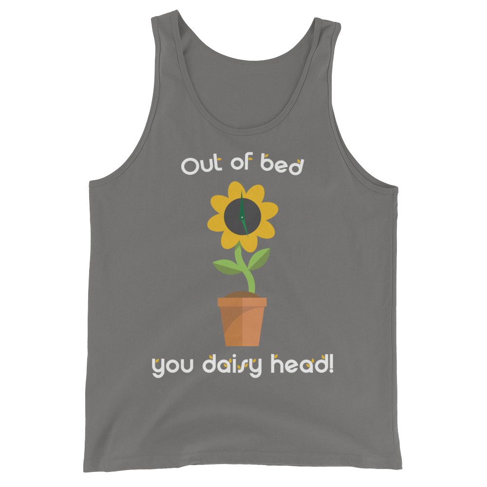 Out of bed you daisy head (Tank Top)-Tank Top-Swish Embassy