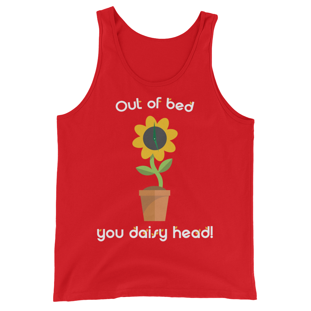 Out of bed you daisy head (Tank Top)-Tank Top-Swish Embassy