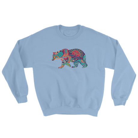 Paisley Bear (Long Sleeve)-Long Sleeve-Swish Embassy