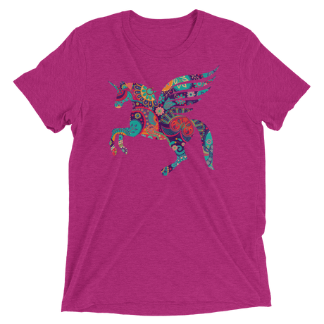 Paisley Pegacorn (Retail Triblend)-Triblend T-Shirt-Swish Embassy