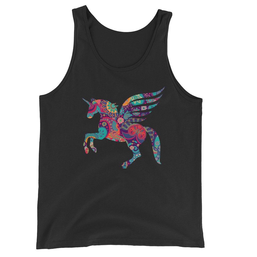 Paisley Pegacorn (Tank Top)-Tank Top-Swish Embassy