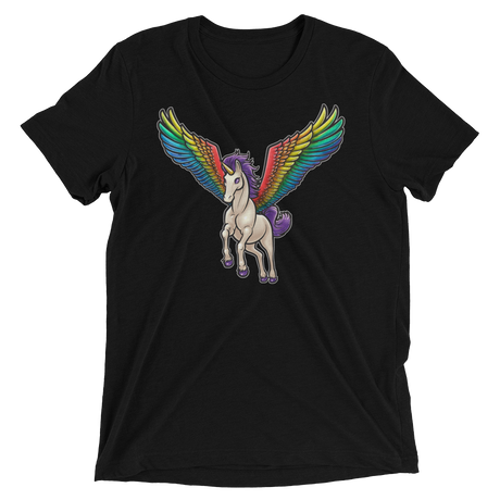 Pegasus Takes Flight (Retail Triblend)-Triblend T-Shirt-Swish Embassy