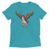 Pegasus Takes Flight (Retail Triblend)-Triblend T-Shirt-Swish Embassy