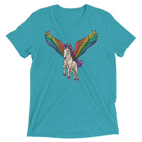 Pegasus Takes Flight (Retail Triblend)-Triblend T-Shirt-Swish Embassy