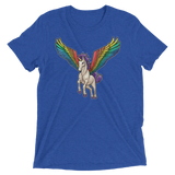 Pegasus Takes Flight (Retail Triblend)-Triblend T-Shirt-Swish Embassy