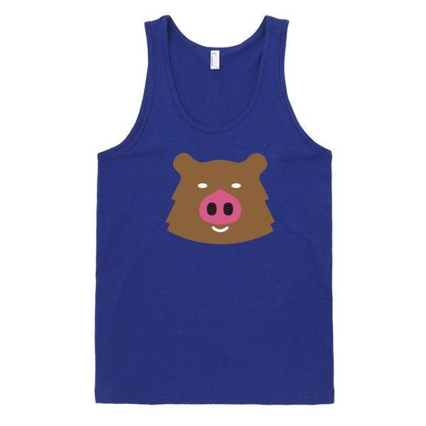 Piggy Bear Tank-Tank Top-Swish Embassy