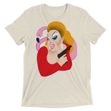 Pink Bird (Retail Triblend)-Triblend T-Shirt-Swish Embassy