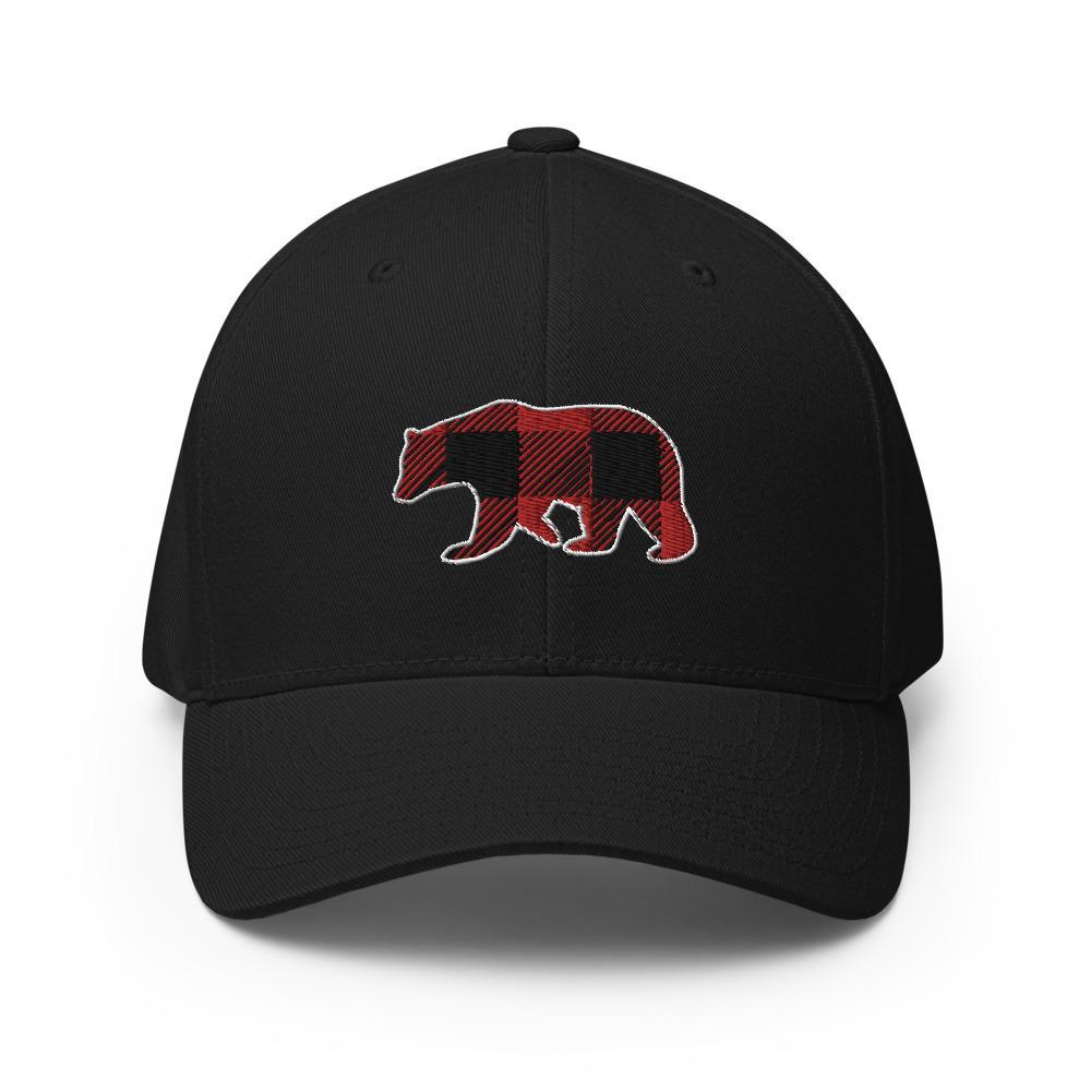 Plaid Bear (Baseball Cap)-Headwear-Swish Embassy