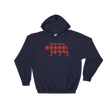 Plaid Bear (Hoodie)-Christmas Hoodies-Swish Embassy