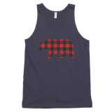 Plaid Bear (Tank Top)-Tank Top-Swish Embassy