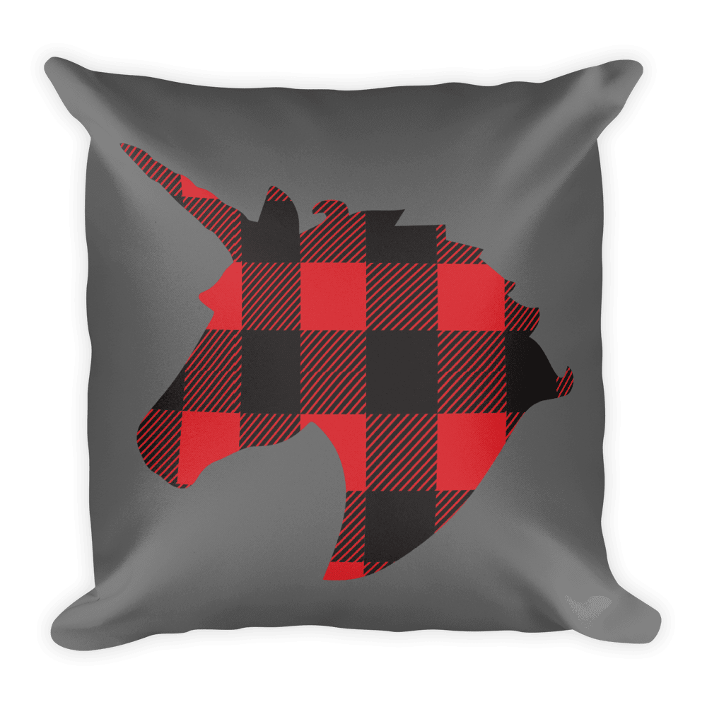 Plaid Unicorn (Pillow)-Pillow-Swish Embassy