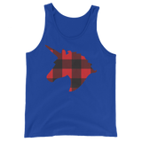 Plaid Unicorn (Tank Top)-Tank Top-Swish Embassy