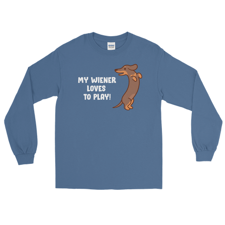 Playful Wiener (Long Sleeve)-Long Sleeve-Swish Embassy