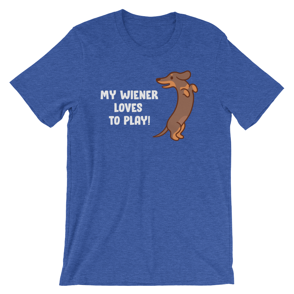 Playful Wiener-T-Shirts-Swish Embassy