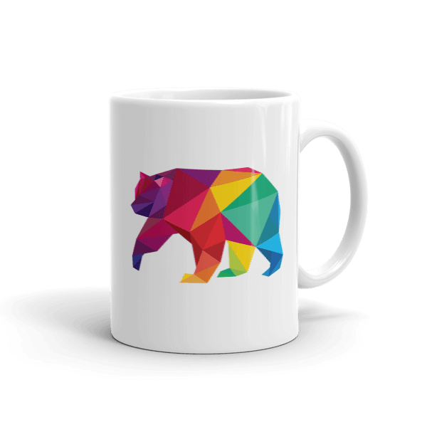 Polygon Bear Mug-Mugs-Swish Embassy