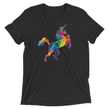 Polygon Unicorn (Retail Triblend)-Triblend T-Shirt-Swish Embassy