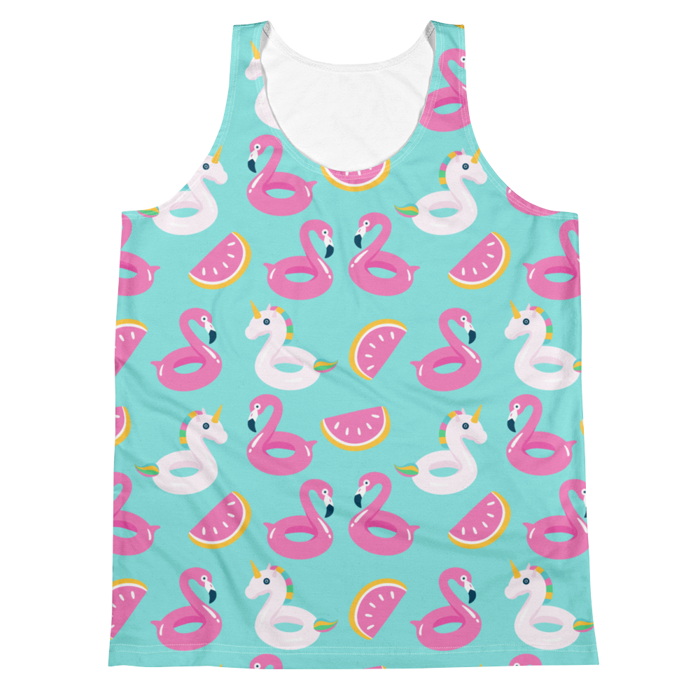 Pool Party (Allover Tank Top)-Allover Tank Top-Swish Embassy