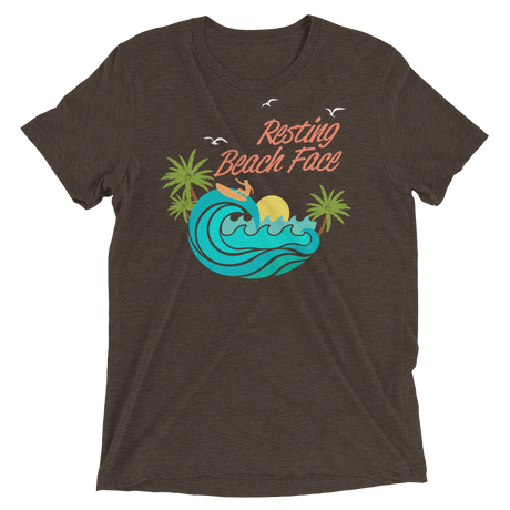 Resting Beach Face (Retail Triblend)-Triblend T-Shirt-Swish Embassy