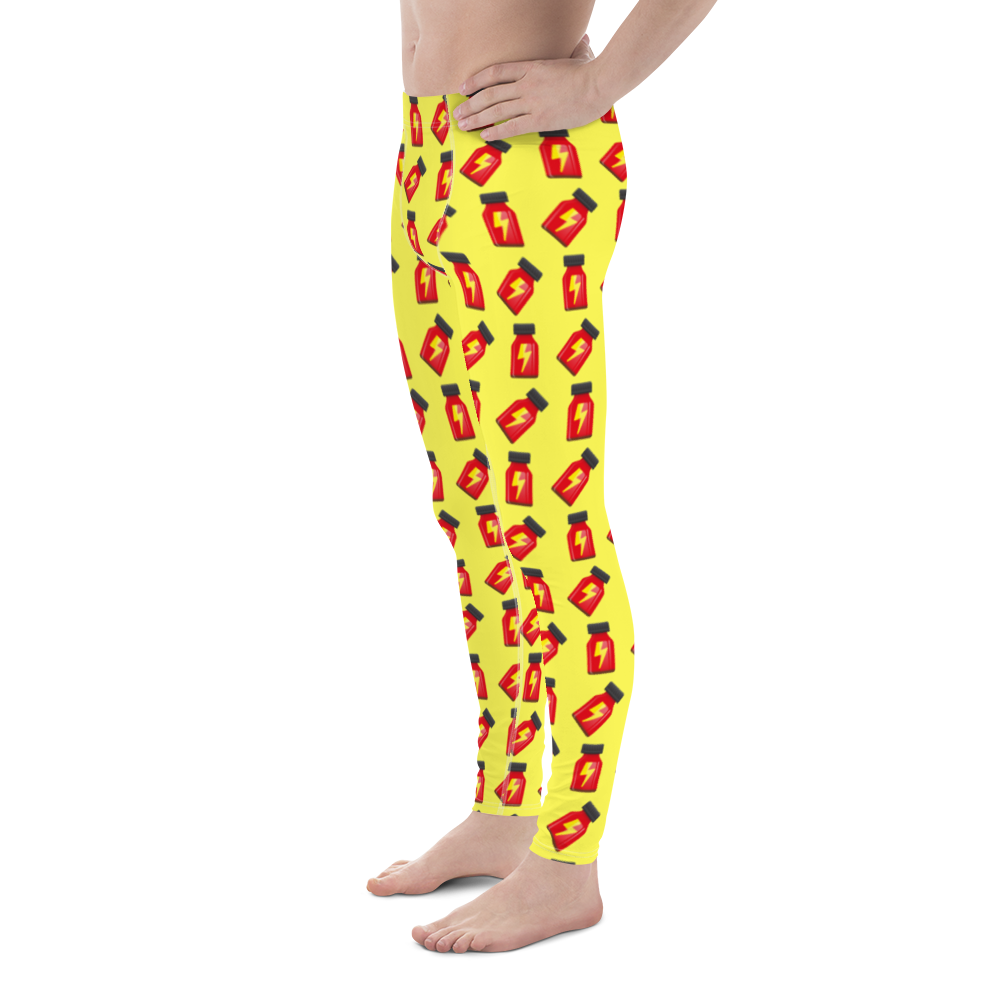 Rush Yellow and Red (Meggings)-Meggings-Swish Embassy