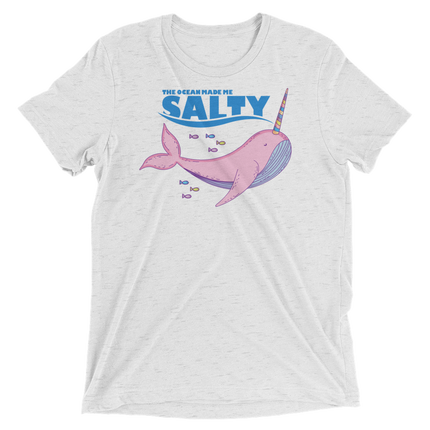 Salty Narwhal (Retail Triblend)-Triblend T-Shirt-Swish Embassy
