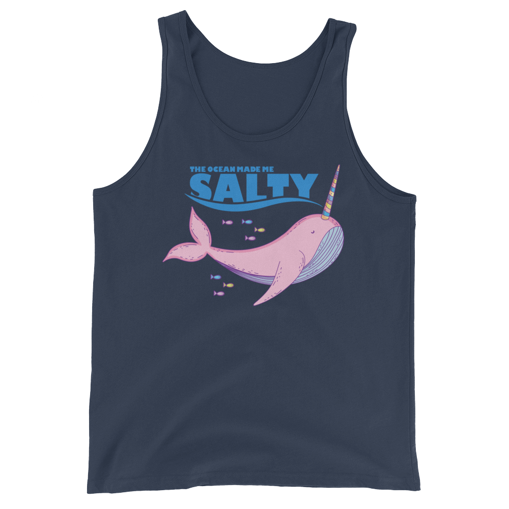 Salty Narwhal (Tank Top)-Tank Top-Swish Embassy