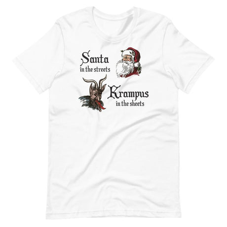 Santa in the Streets Krampus in the Sheets-Christmas T-Shirts-Swish Embassy