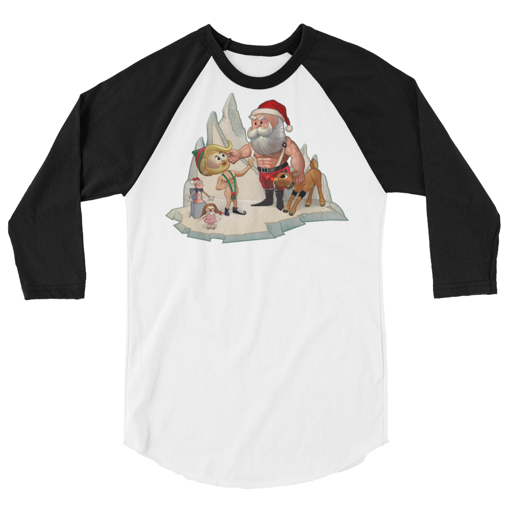 Santa's Little Helper (Raglan)-Raglan-Swish Embassy