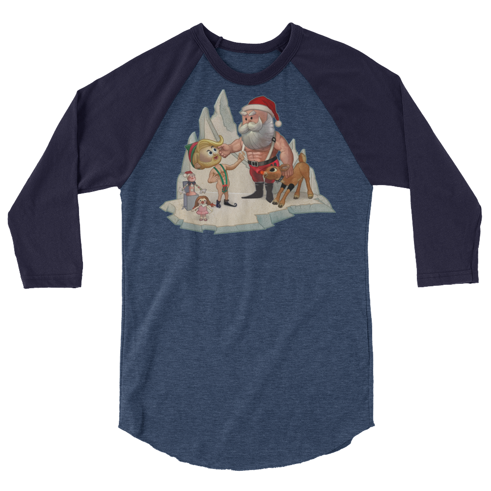 Santa's Little Helper (Raglan)-Raglan-Swish Embassy