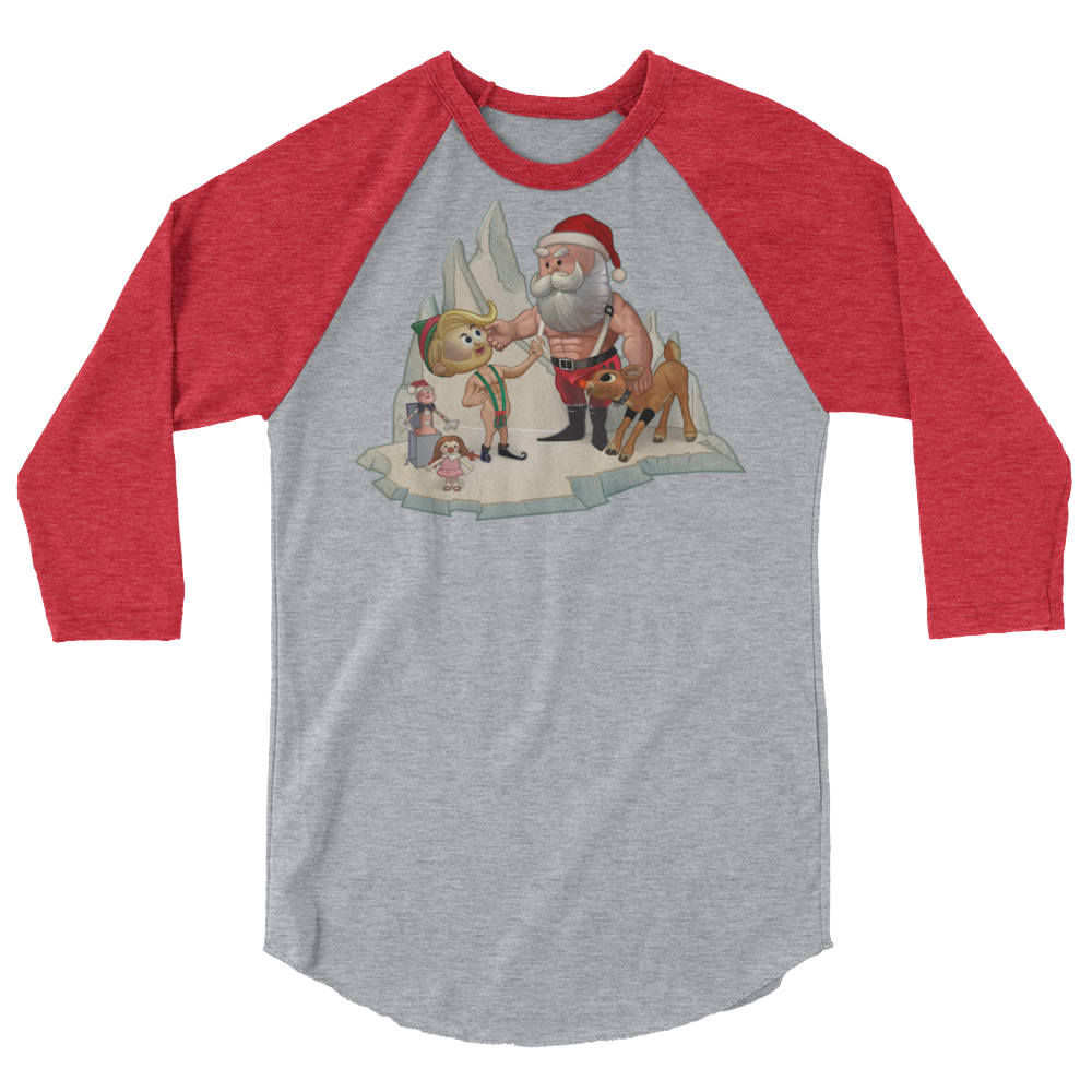 Santa's Little Helper (Raglan)-Raglan-Swish Embassy