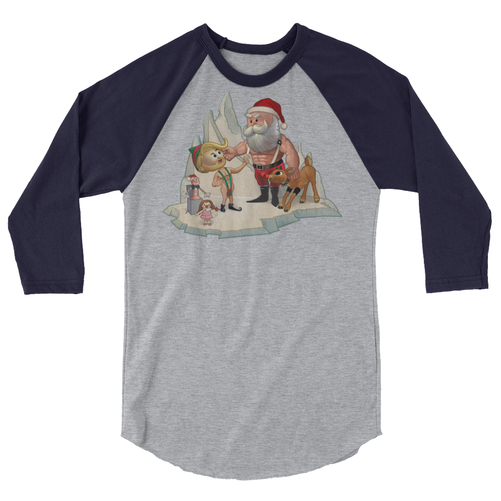 Santa's Little Helper (Raglan)-Raglan-Swish Embassy