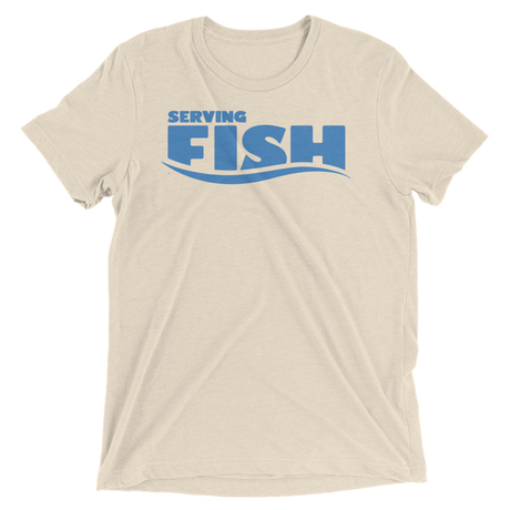 Serving Fish (Retail Triblend)-Triblend T-Shirt-Swish Embassy